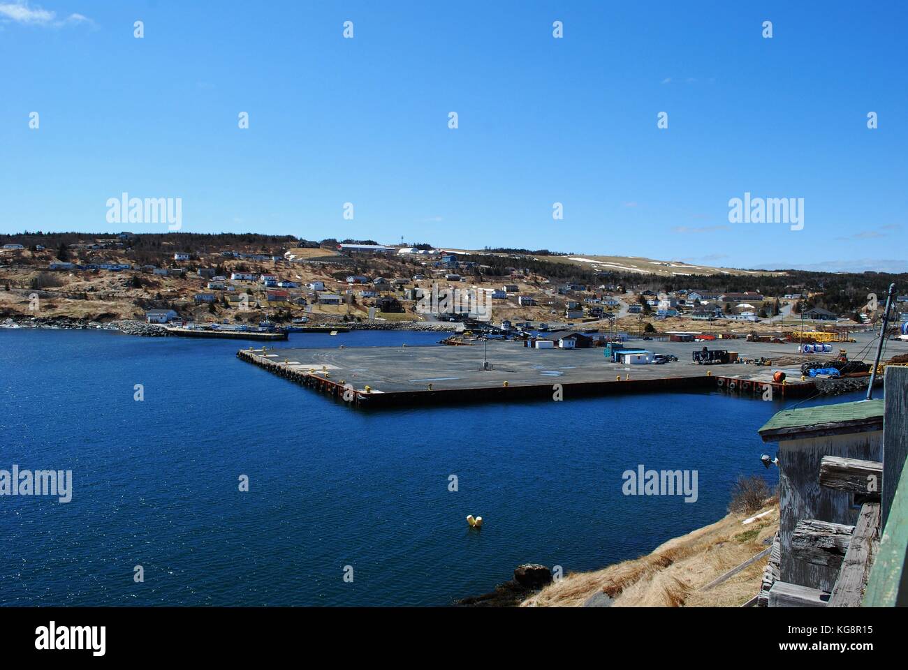 Bay Bulls Hafen und Pier, Bay Bulls, Newfoundland und Labrador, Kanada Stockfoto