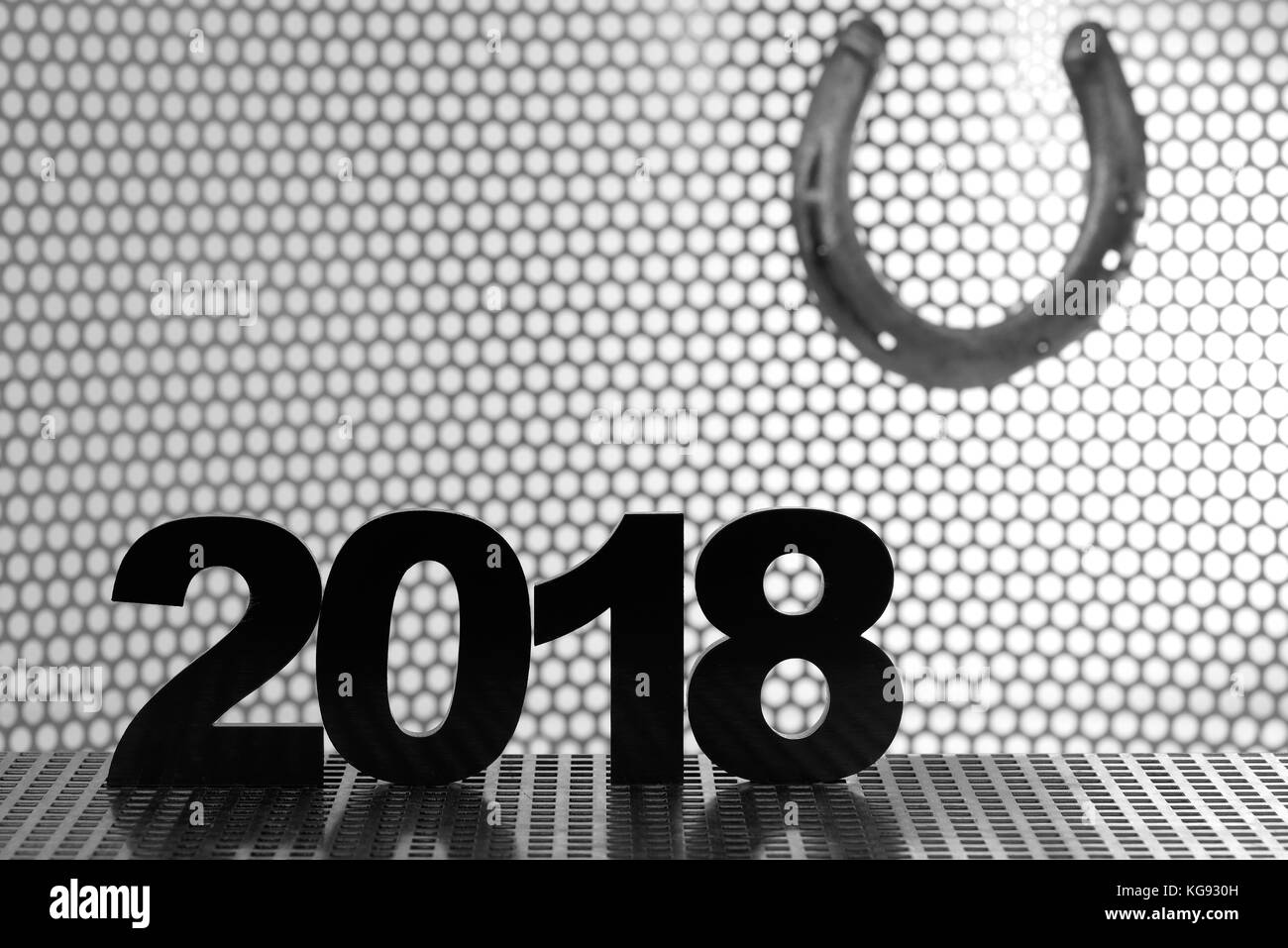 Frohes neues Jahr 2018 Stockfoto