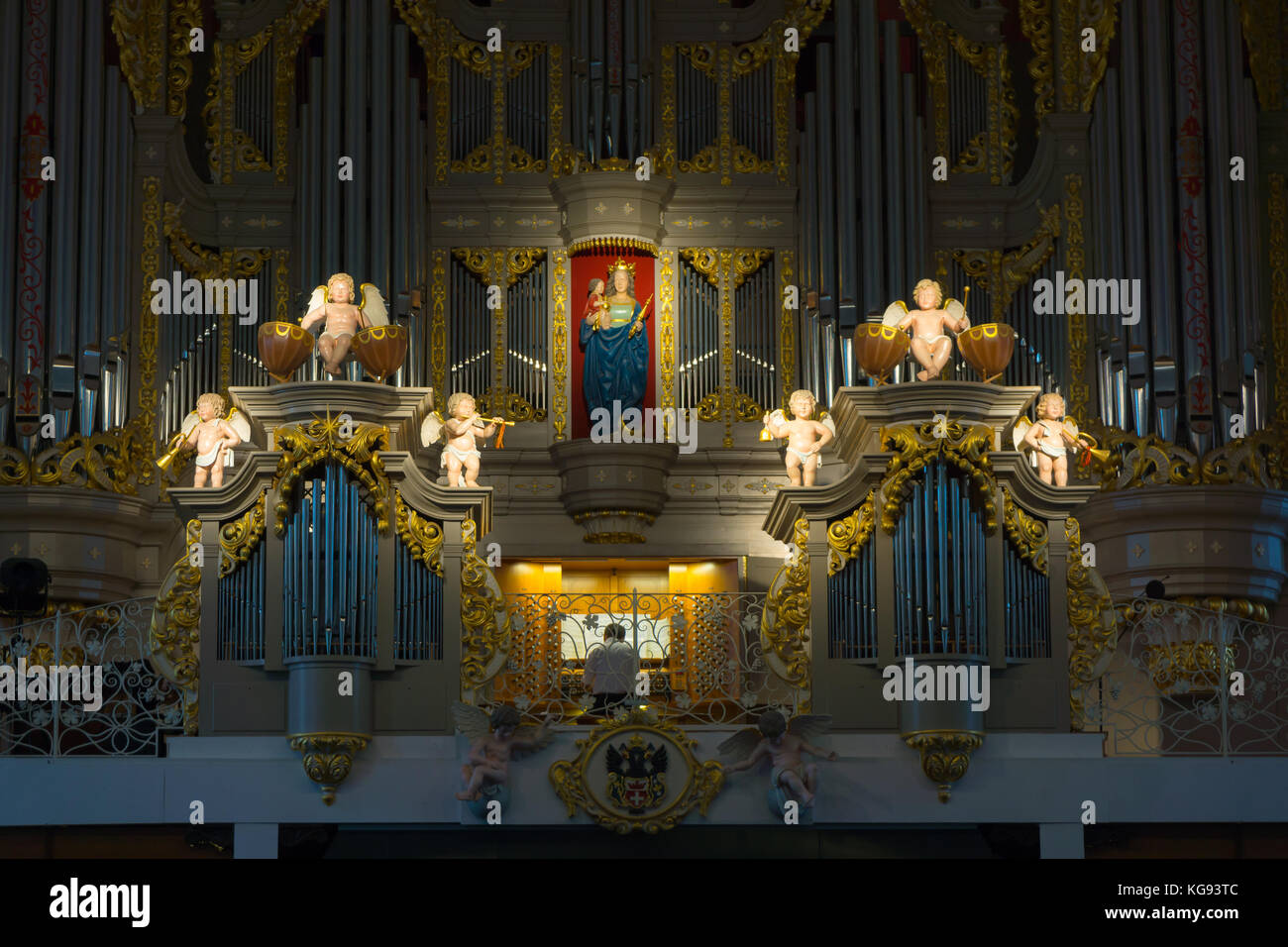 Orgel in der Kathedrale auf dem Kant Insel Stockfoto