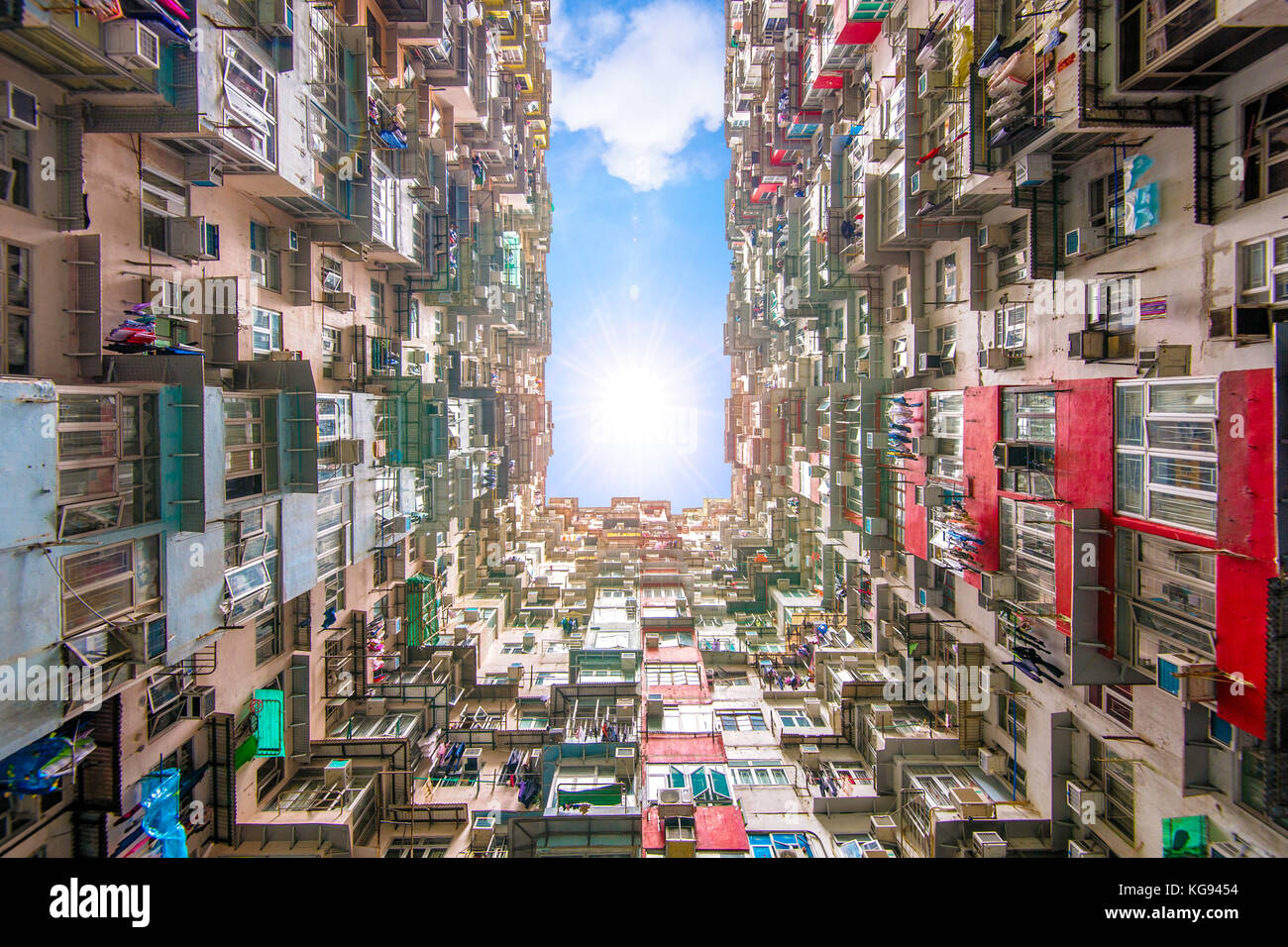 Yichang Gebäude in Hong Kong Stockfoto