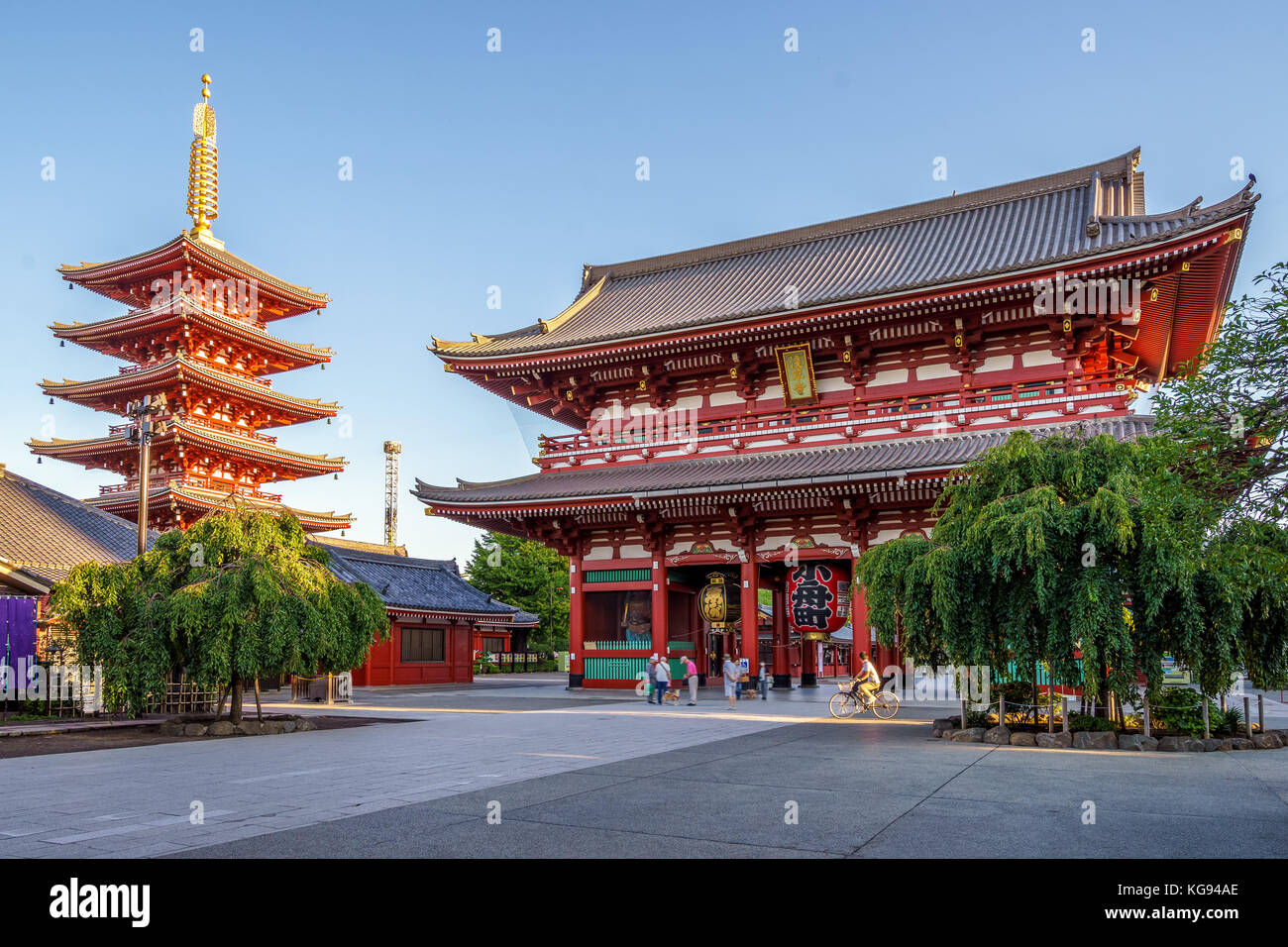 Kaminarimon Präfektur von sensoji in Asakusa, Tokyo, Japan Stockfoto