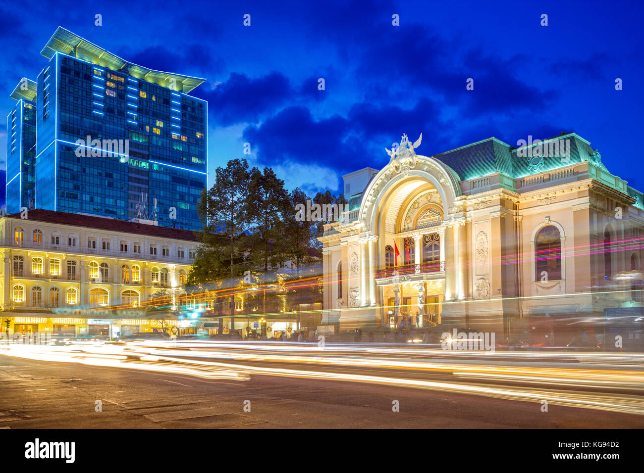 Stadttheater von Ho Chi Minh City Stockfoto