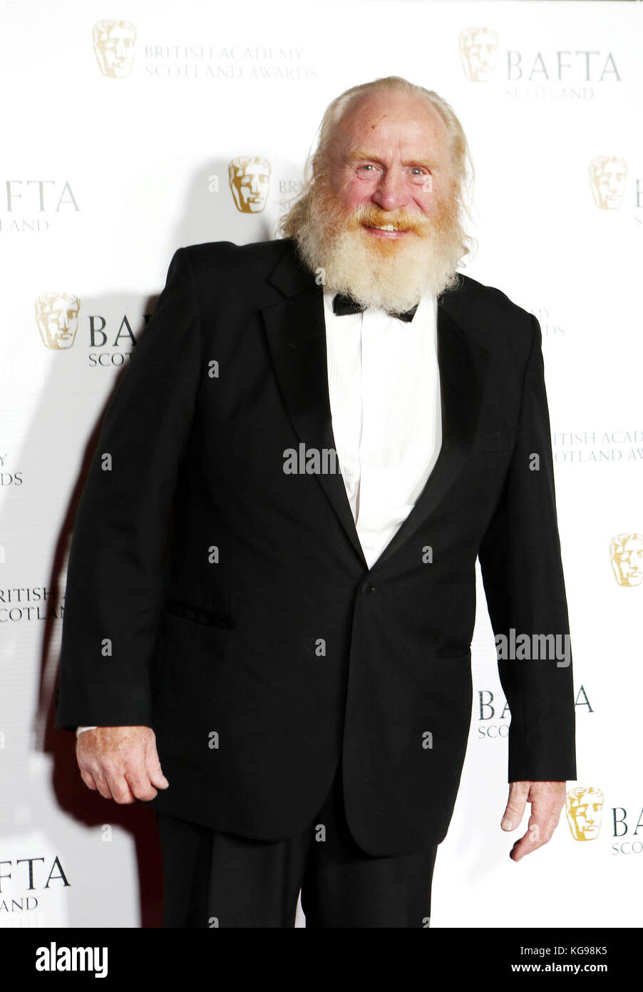 James Cosmo bei der Ankunft bei den British Academy Scottish Awards im Radisson Blu Hotel in Glasgow. Stockfoto