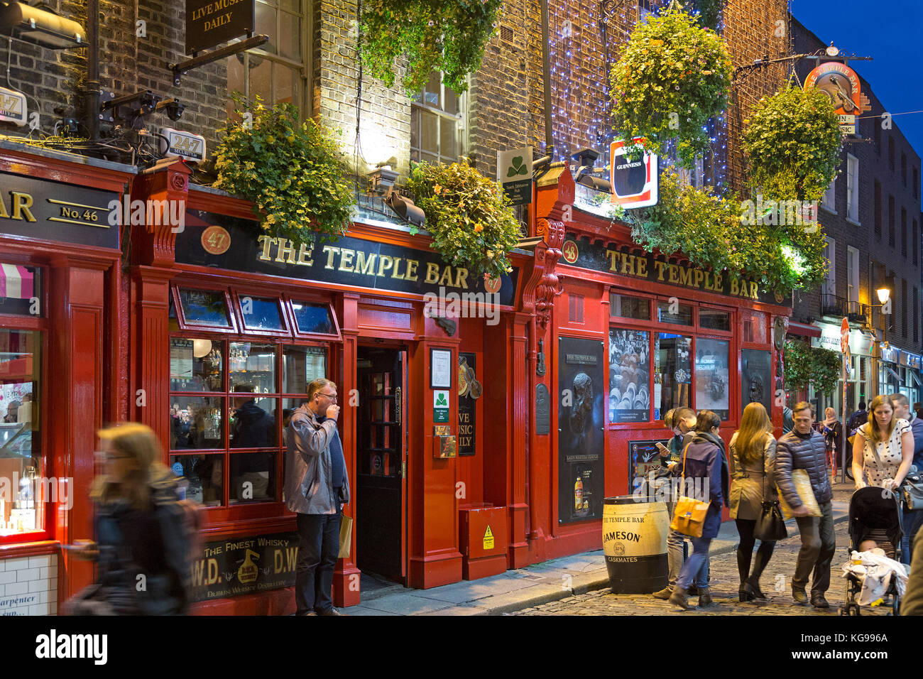 Pub der Temple Bar, Dublin, Irland Stockfoto