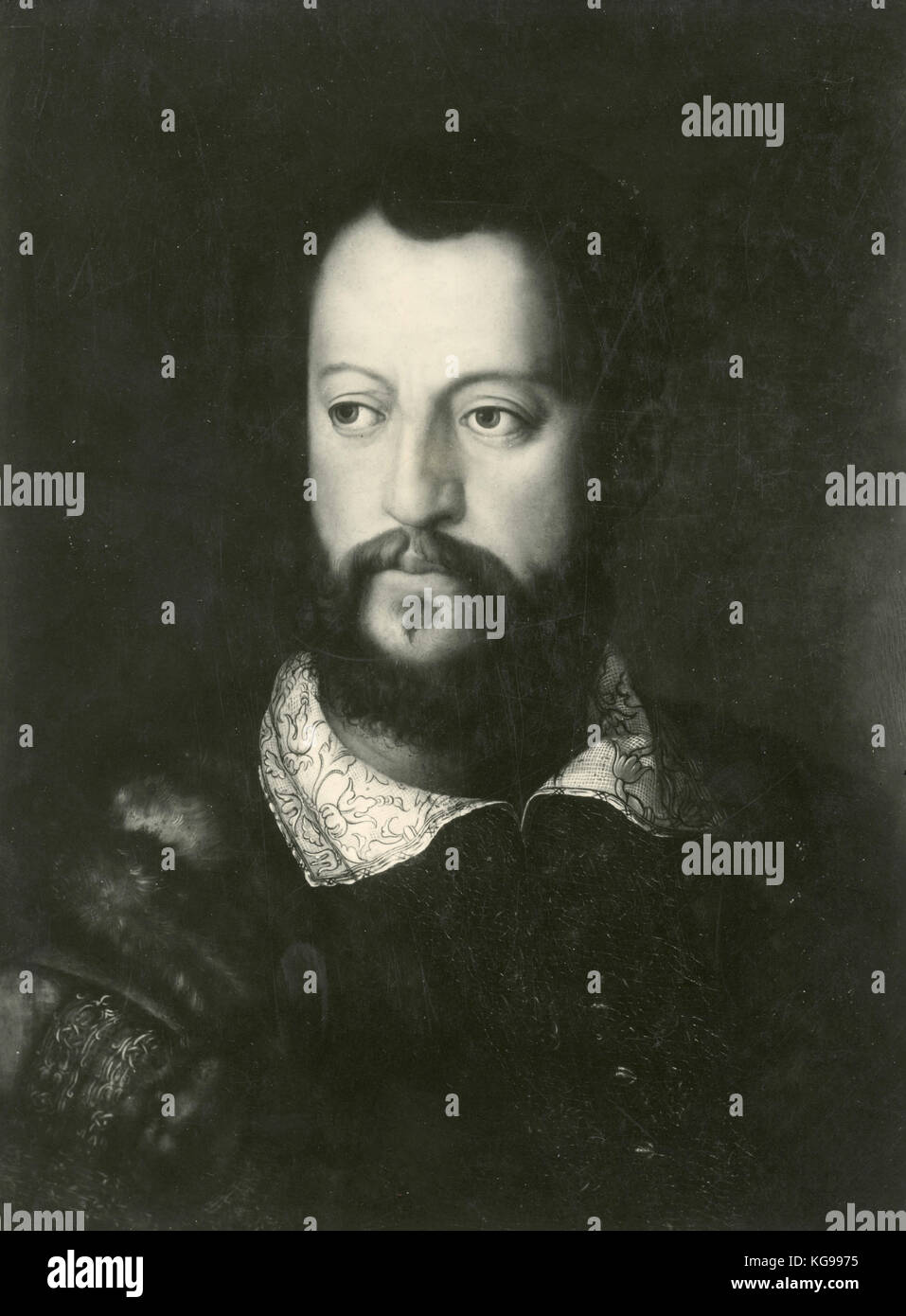 Portrait von Cosimo I. de' Medici, Gemälde von Angelo Bronzino Stockfoto