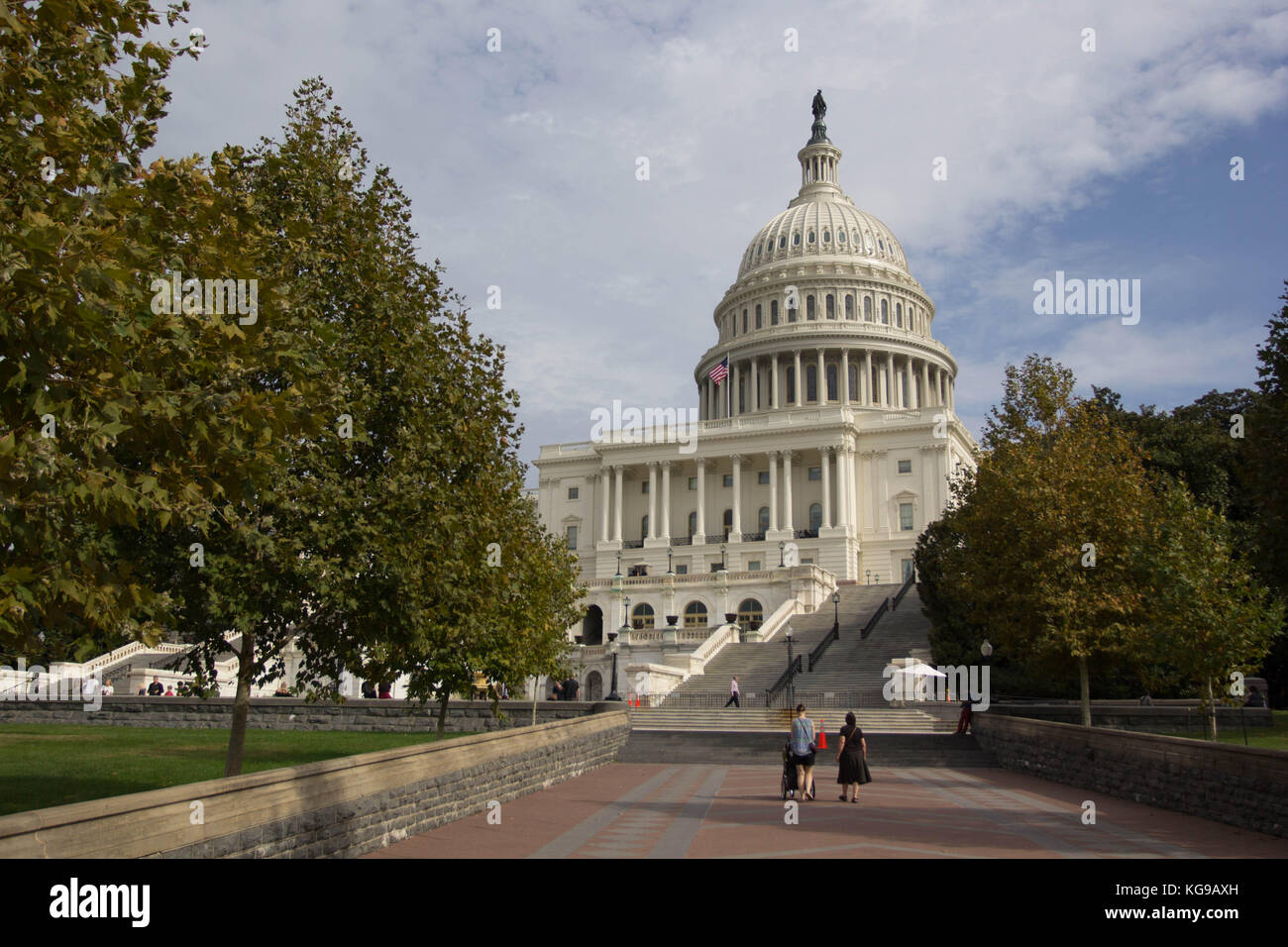 Blick auf das Kapitolgebäude der USA in Washington D.C., Freitag, 3. November 2017. Stockfoto