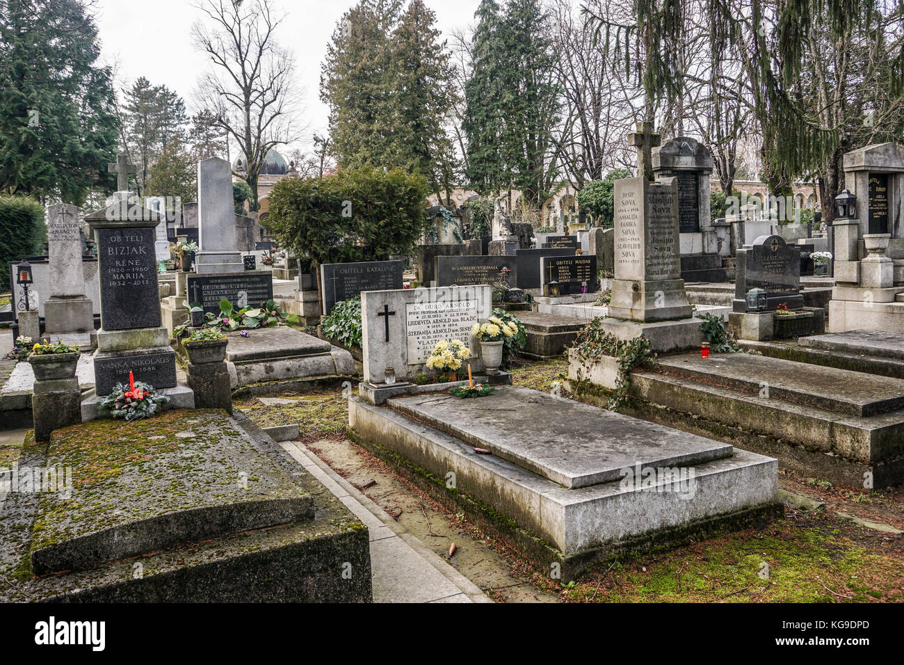 Mirogoj Friedhof Stockfoto