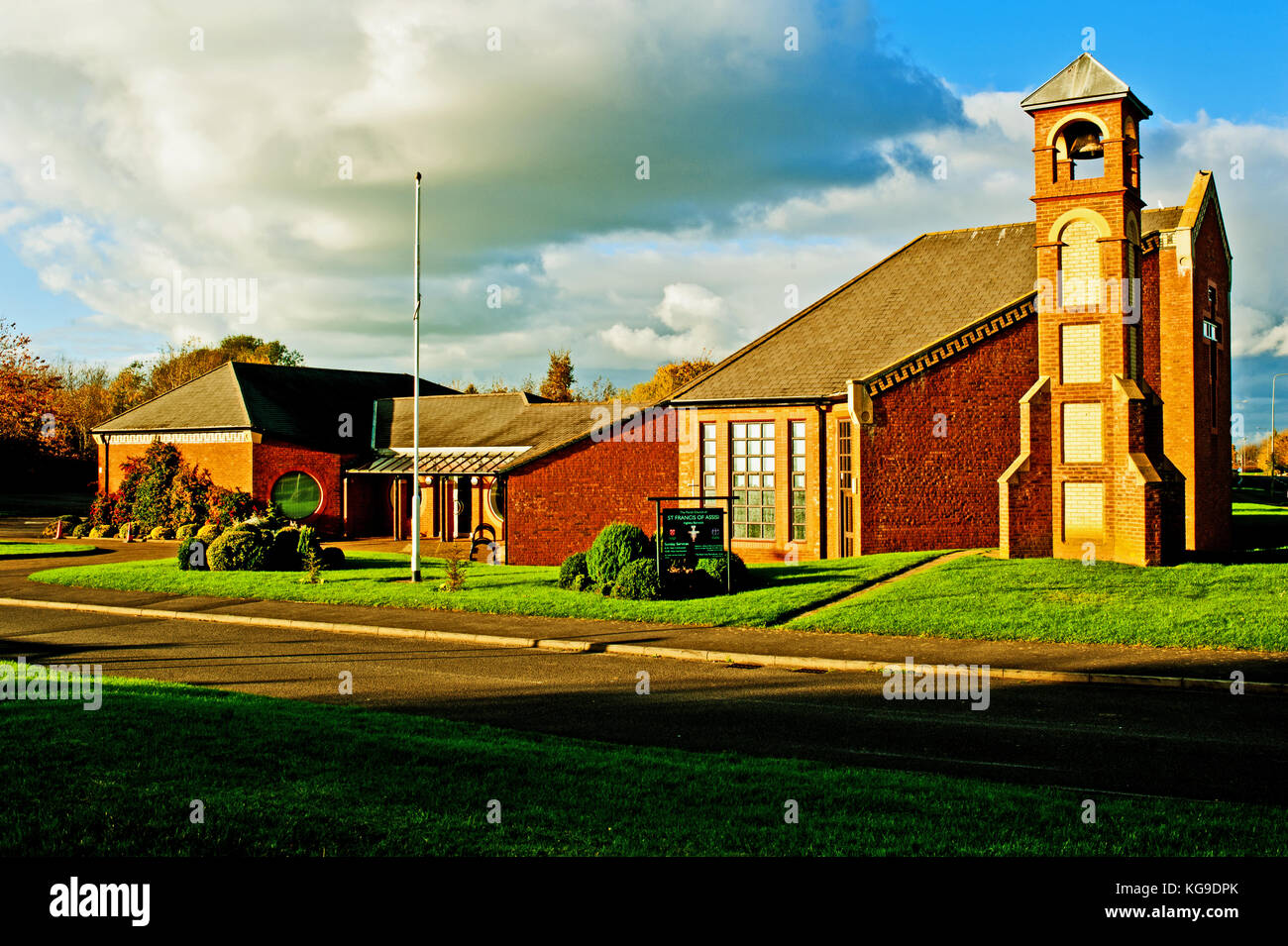 Hl. Franz von Assisi Kirche, Ingleby Barwick, Thornaby auf T-Stücke Stockfoto