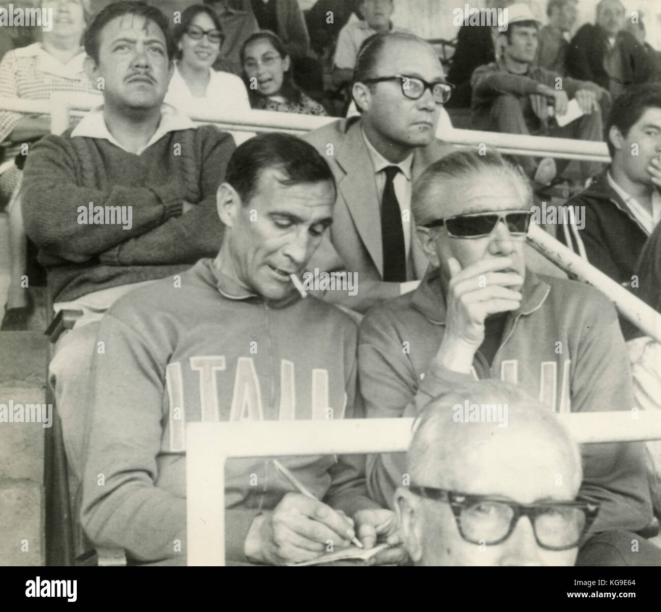 Ferruccio Valcareggi und Enzo Bearzot der italienischen