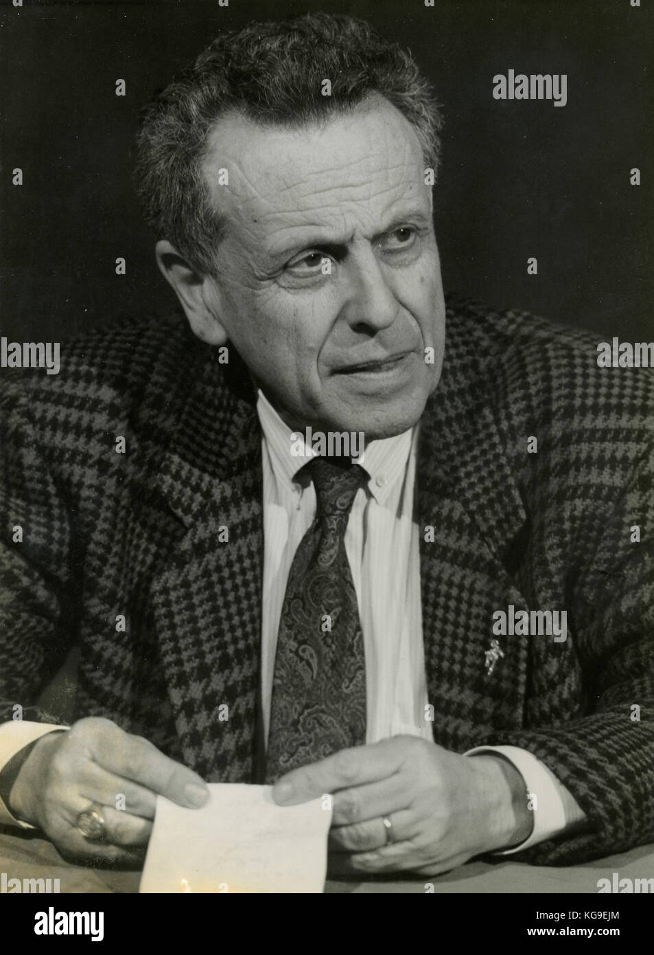 Italienische Journalist Paolo Valenti Stockfoto