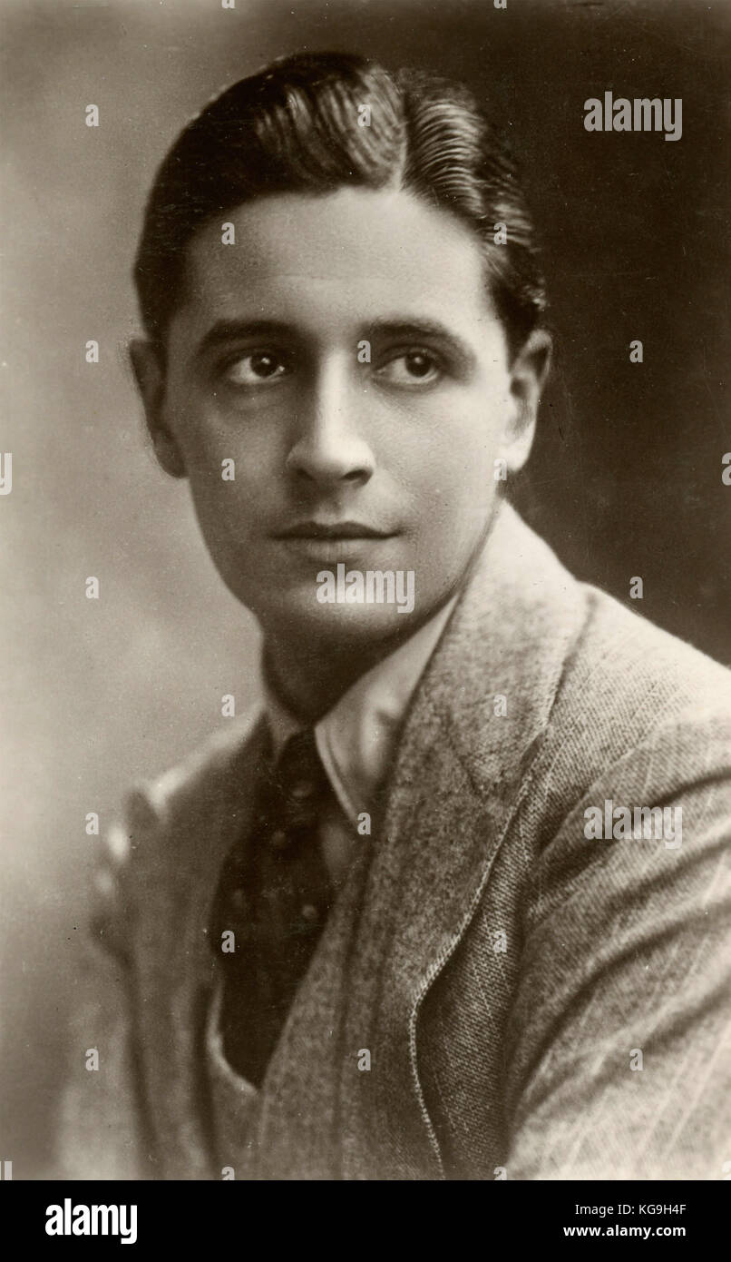 Schauspieler Ivor Novello im Film die Ratte, 1925 Stockfoto