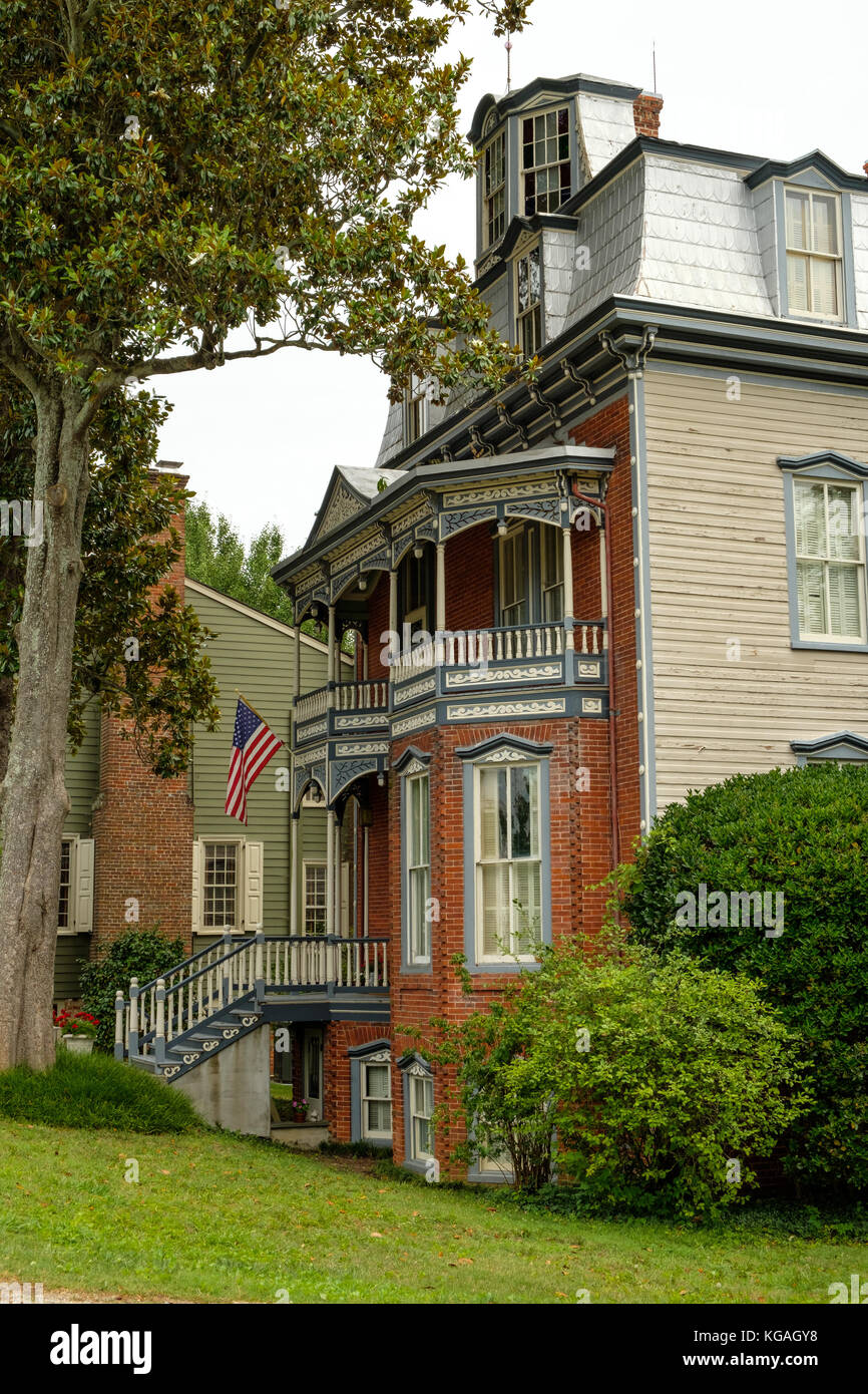 Goodrich House, 334 South Church Street, Smithfield, Virginia Stockfoto