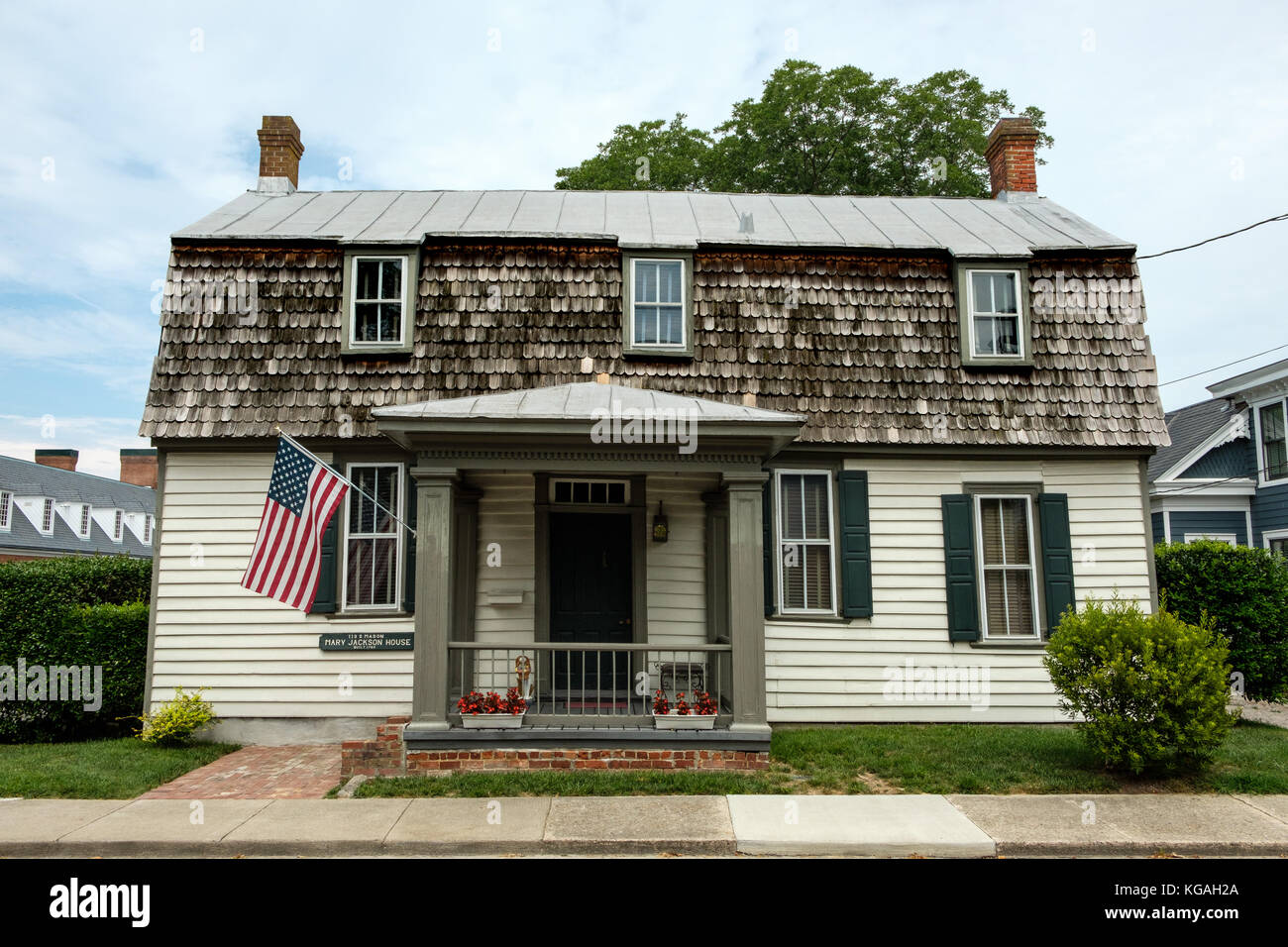 Mary Jackson House, 113 South Mason Street, Smithfield, Virginia Stockfoto