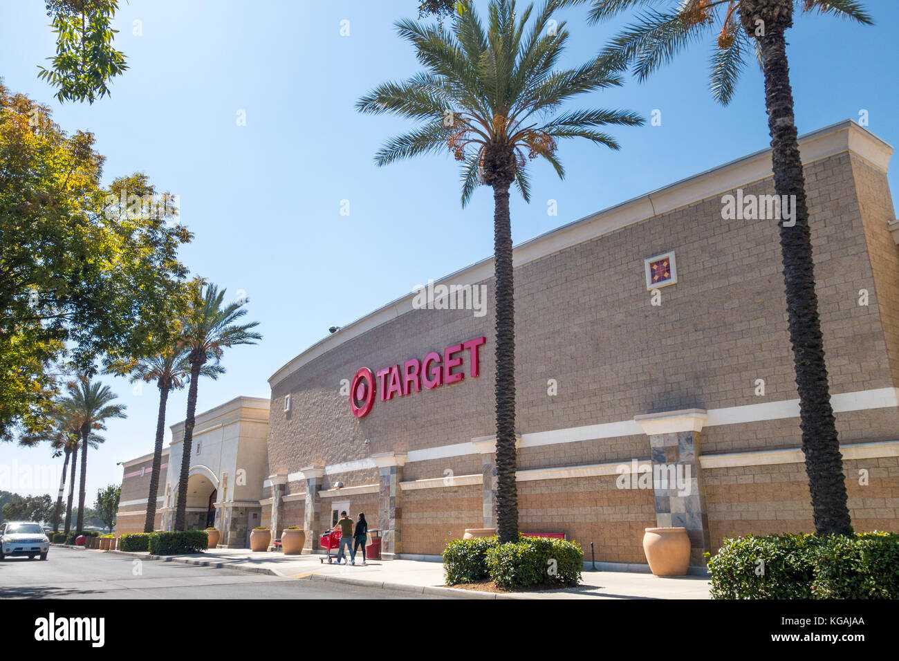 Target Store Visalia Kalifornien. Packwood Creek Shopping Center. Stockfoto