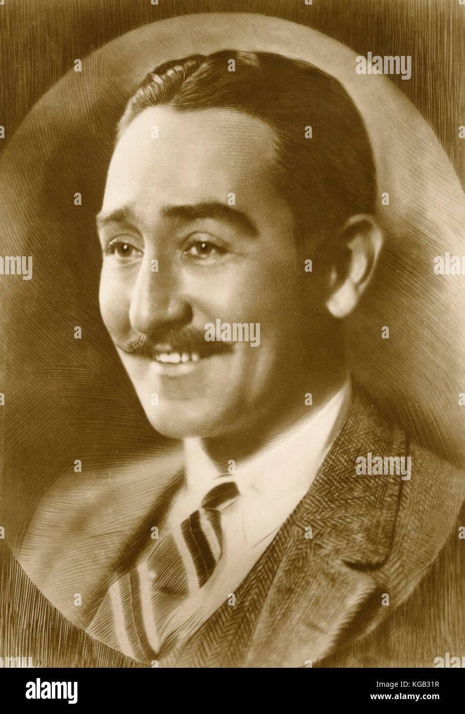 Amerikanischer Schauspieler Adolphe Menjou Stockfoto