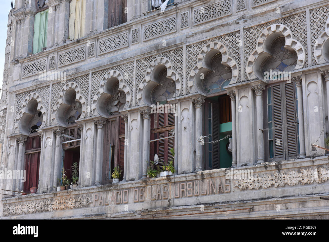 Alte Gebäude Habana Vieja Stockfoto