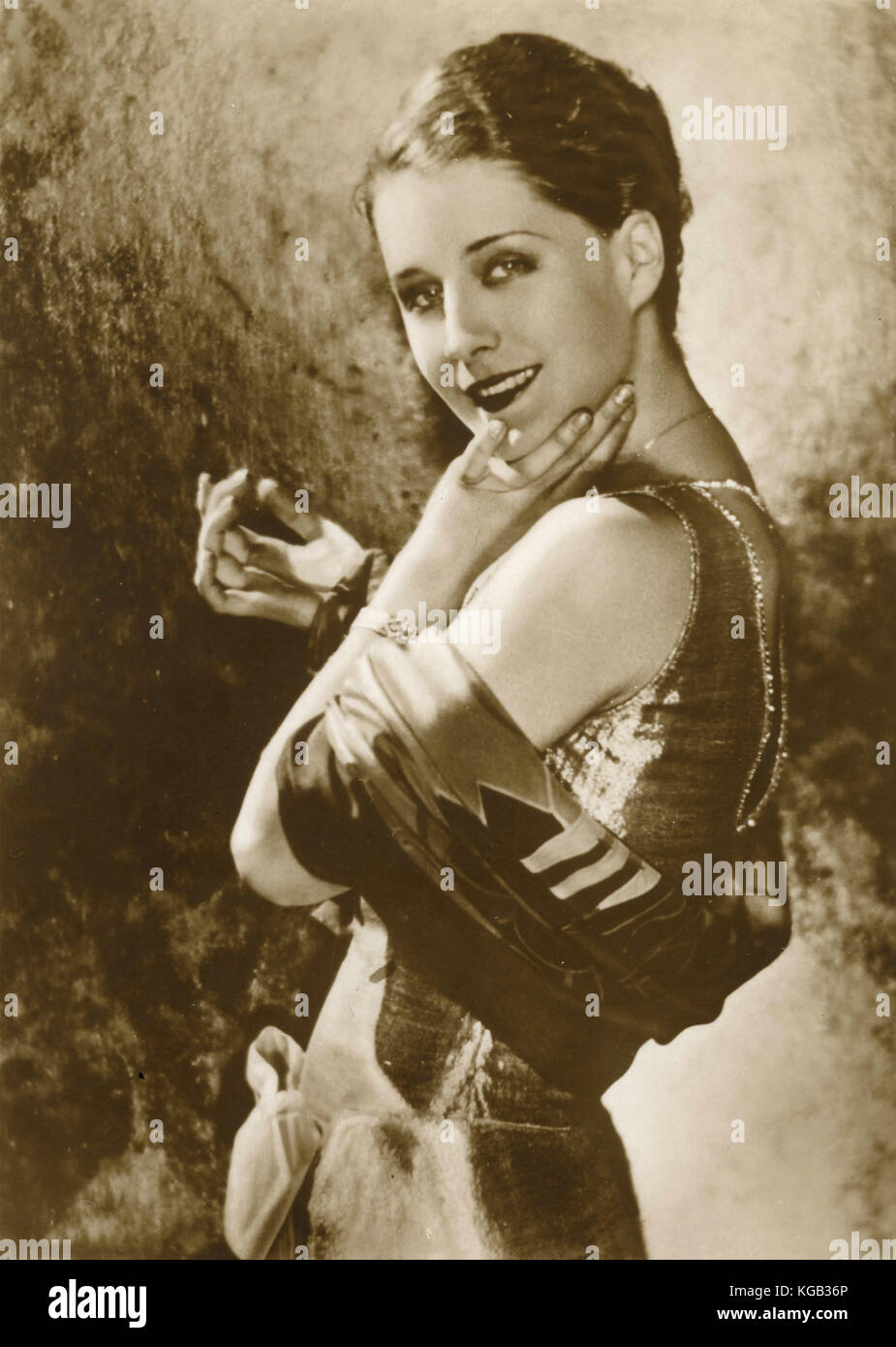 Die amerikanische Schauspielerin Norma Shearer Stockfoto