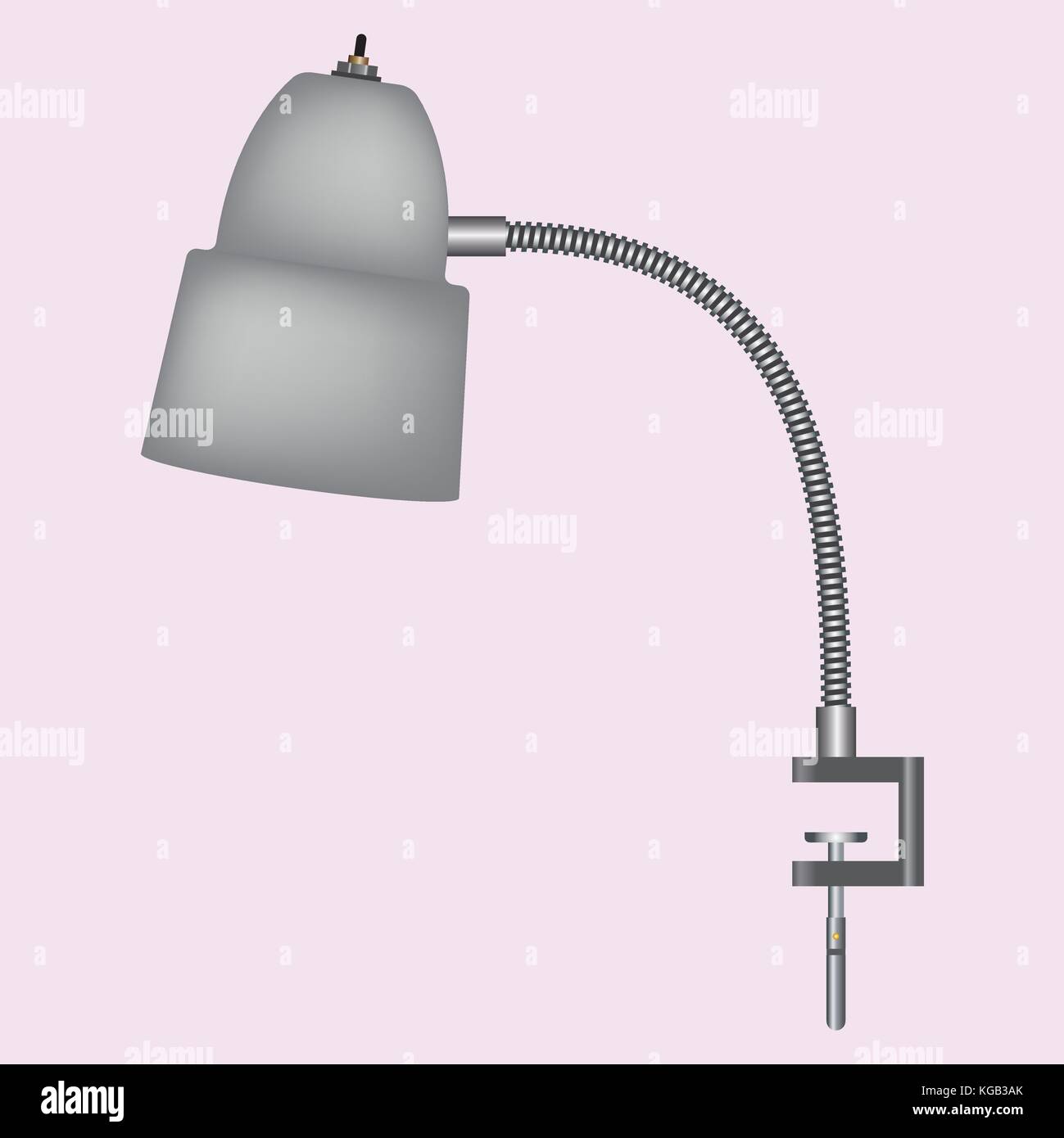 Schreibtischlampe Vektor Stock Vektor