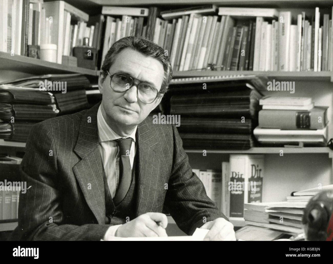 Italienische Schriftsteller und Journalist Renzo Ricchi Stockfoto