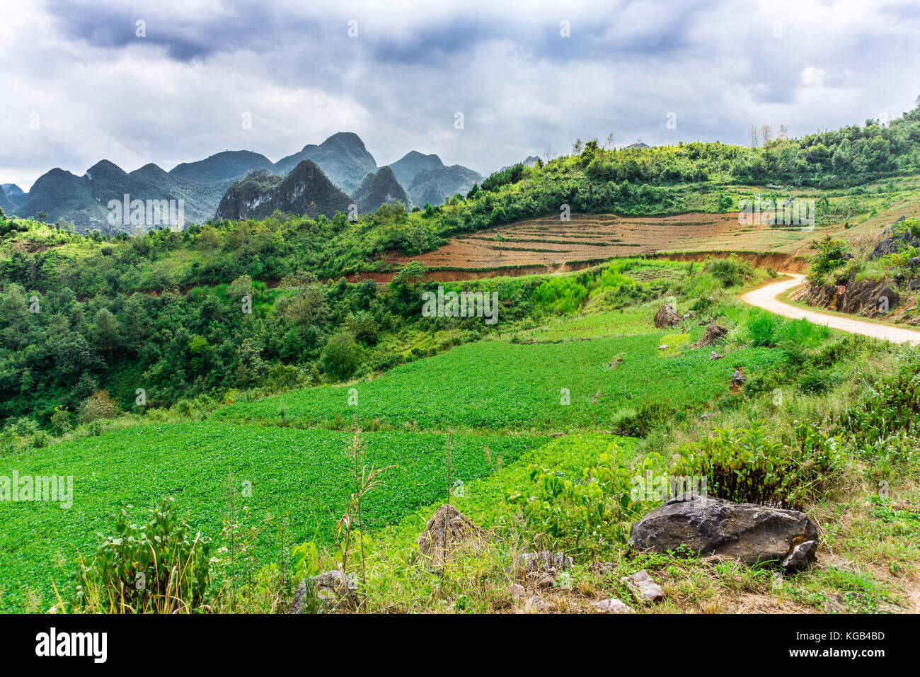 Dong Van (Ha Giang) Vietnam - Trekking Stockfoto