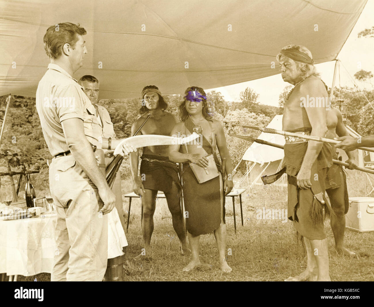 Amerikanische Schauspieler Robert Mitchum im Film Rampage, 1963 Stockfoto