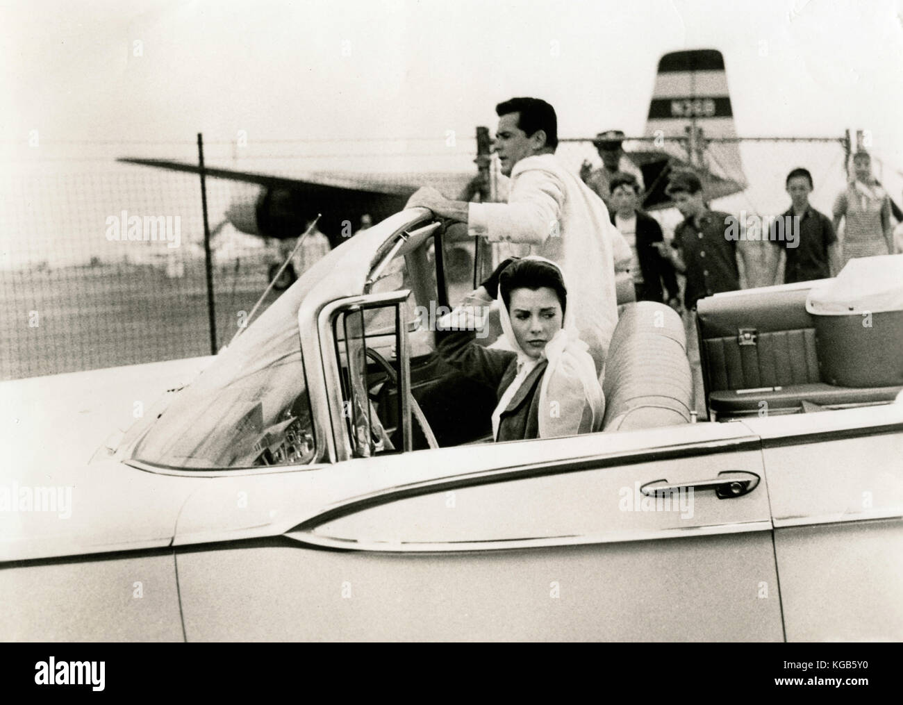 Schauspieler James Garner und Natalie Wood im Film Cash McCall, 1960 Stockfoto