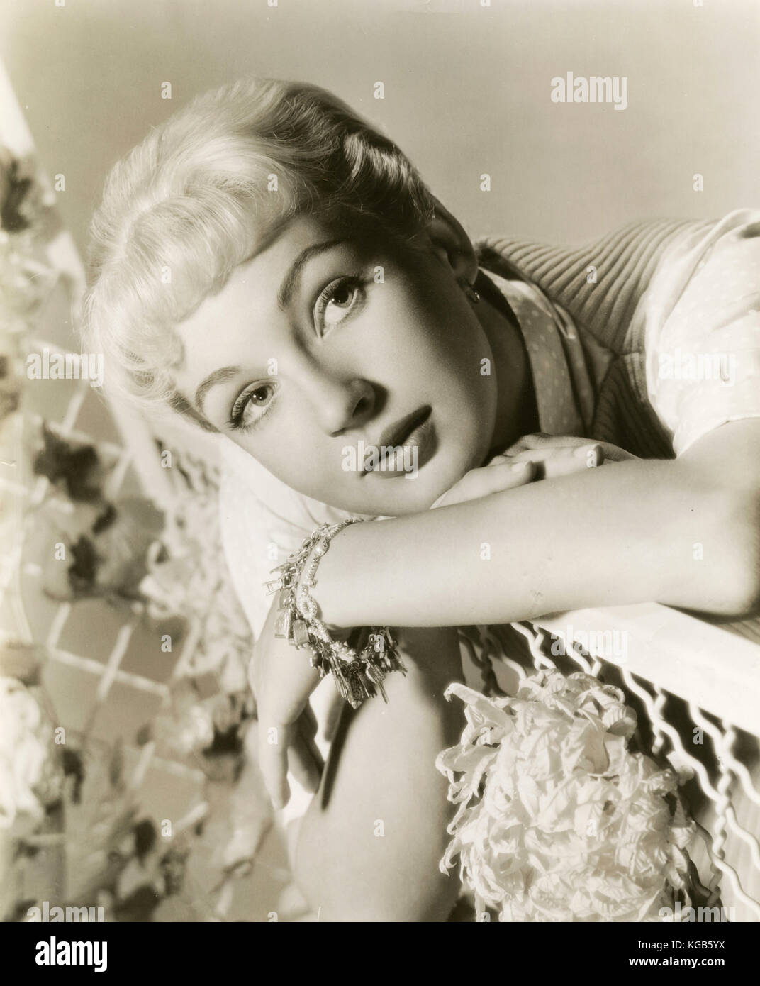 English-American Film- und Fernsehschauspielerin Venetia Stevenson Stockfoto