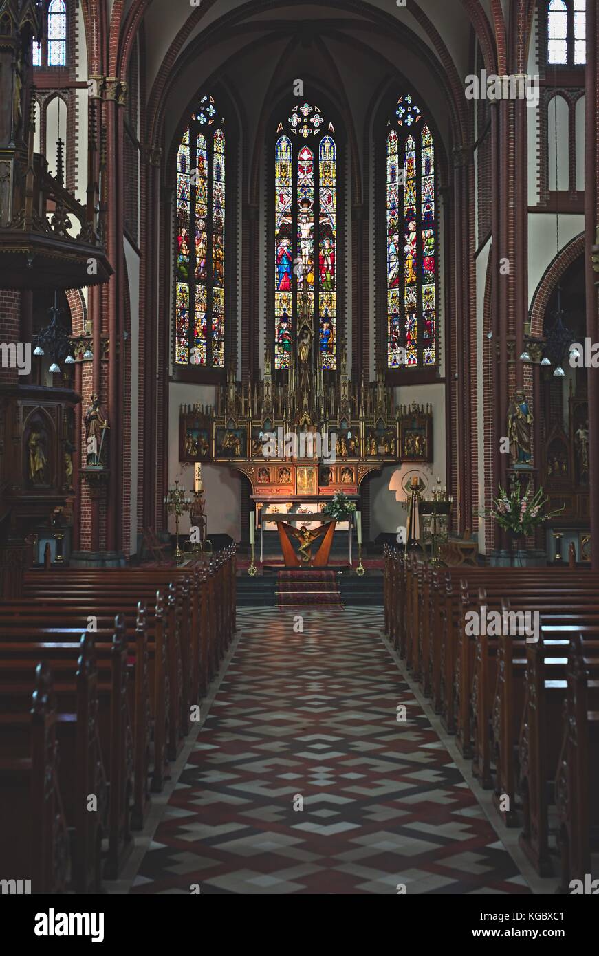 St Pauluskerk (St. Pauls Kirche) Vaals, Niederlande Stockfoto
