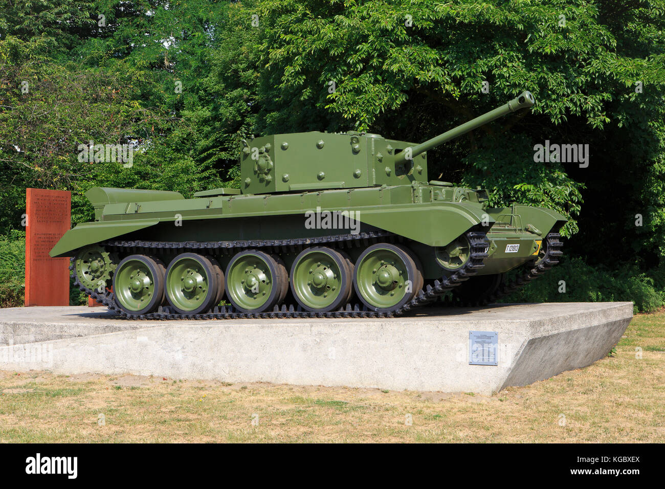 Eine britische Cromwell IV Tank (27 M) Der 11. Panzerdivision in verwendet während der Befreiung von Antwerpen, Belgien 1944 Stockfoto