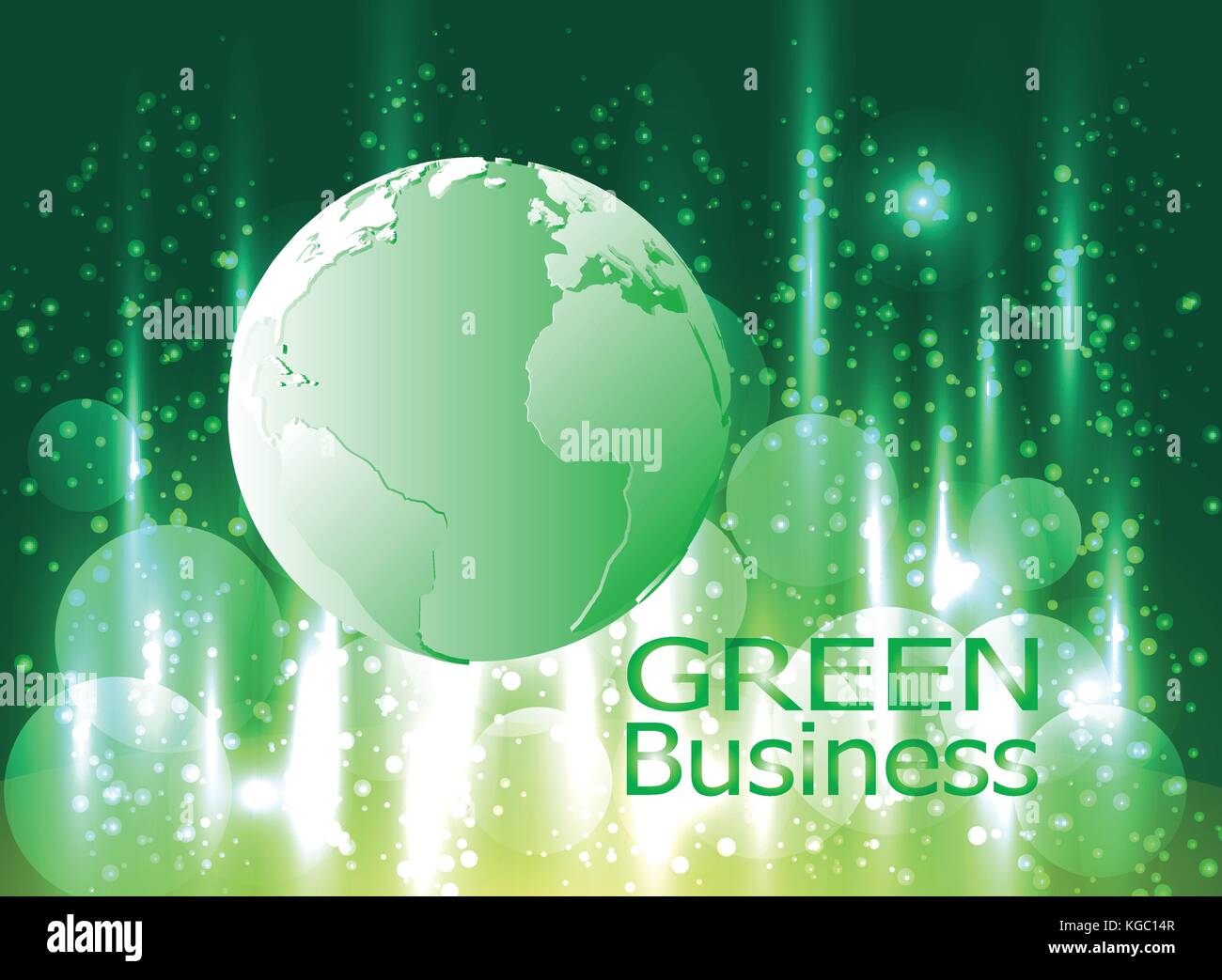 Green Business background Vektor. Es für Arten von Medien Präsentation wie Hintergrund, Hintergrund, Illustration, Poster, Drucken oder andere angewendet werden kann Stock Vektor