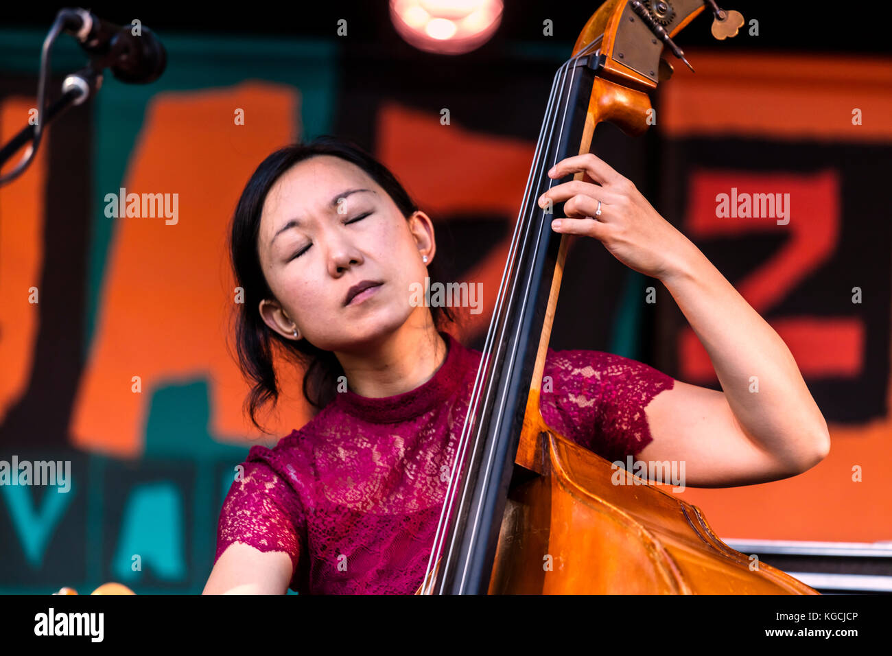 Die linda Mai han oh Quintett - 60 Monterey Jazz Festival, Kalifornien Stockfoto