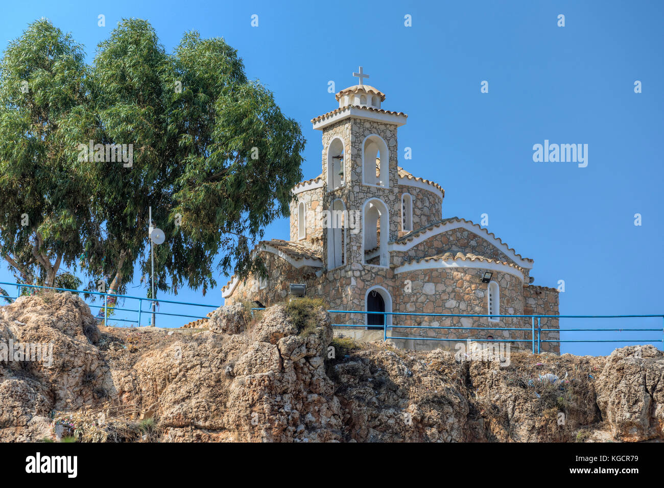 Kirche von Profitis Elias, Protaras, Ayia Napa, Zypern Stockfoto
