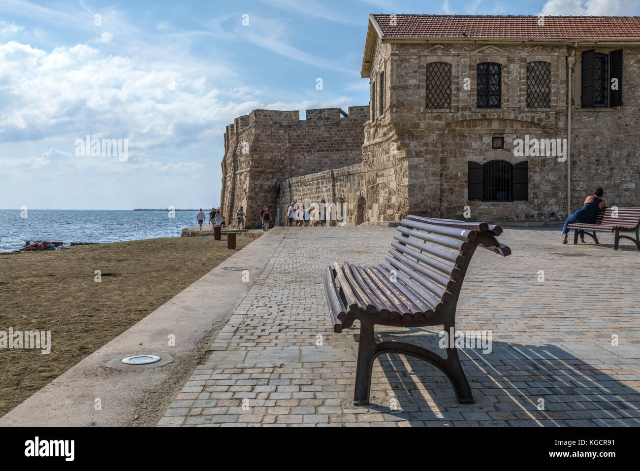 Larnaca Castle, Larnaca, Zypern Stockfoto