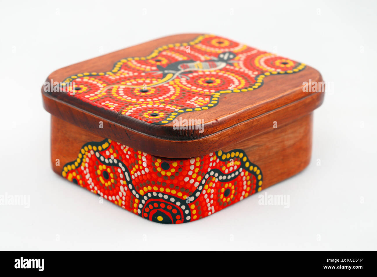 Persische Schmuck aus Holz box Stockfoto