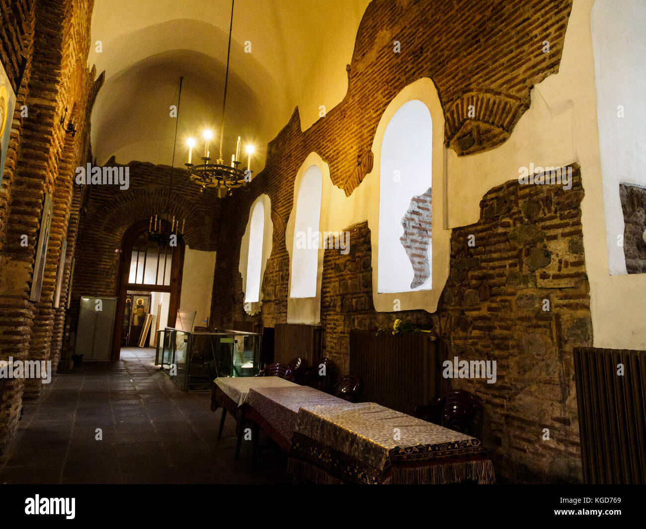 Im Inneren der Kirche Saint Sofia, eine der ältesten Kirche in Bulgarien Stockfoto