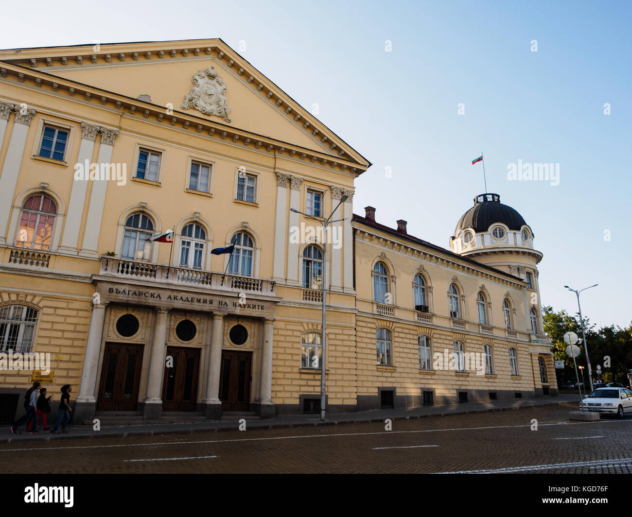 Ein historisches Gebäude in Sofia, Bulgarien Stockfoto