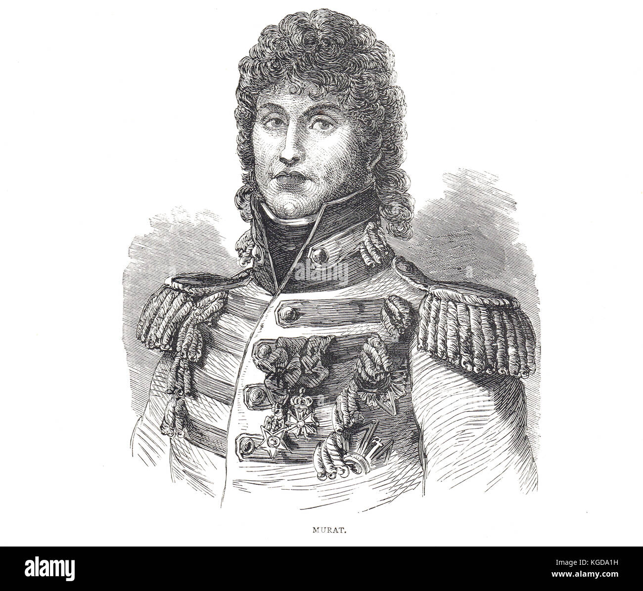 Joachim Napoleon Murat, König von Neapel, 1808-15 Stockfoto