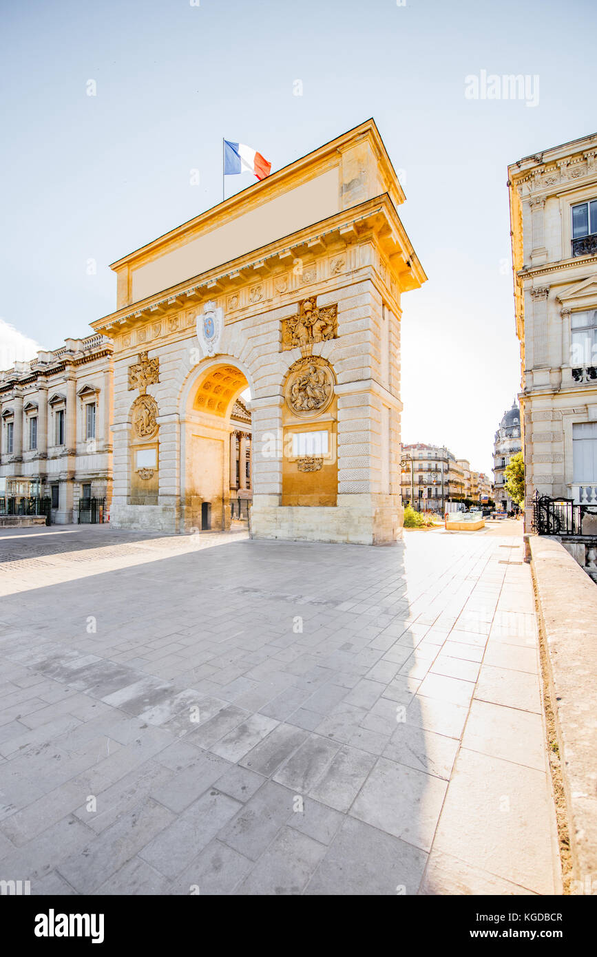 Stadt Montpellier in Frankreich Stockfoto