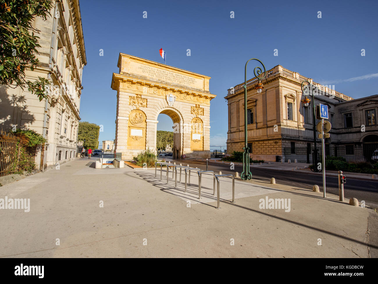 Stadt Montpellier in Frankreich Stockfoto