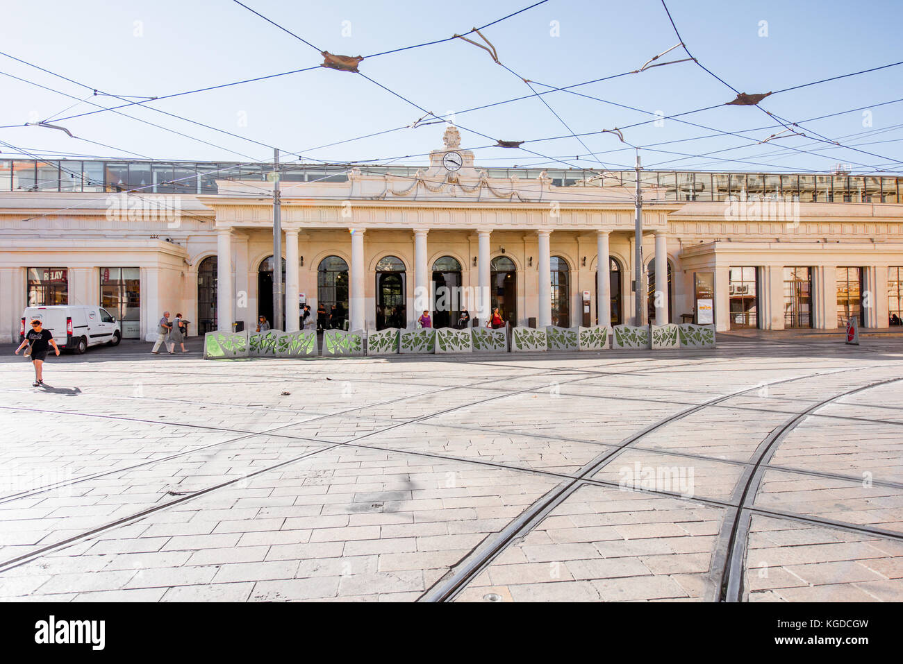 Stadt Montpellier in Frankreich Stockfoto