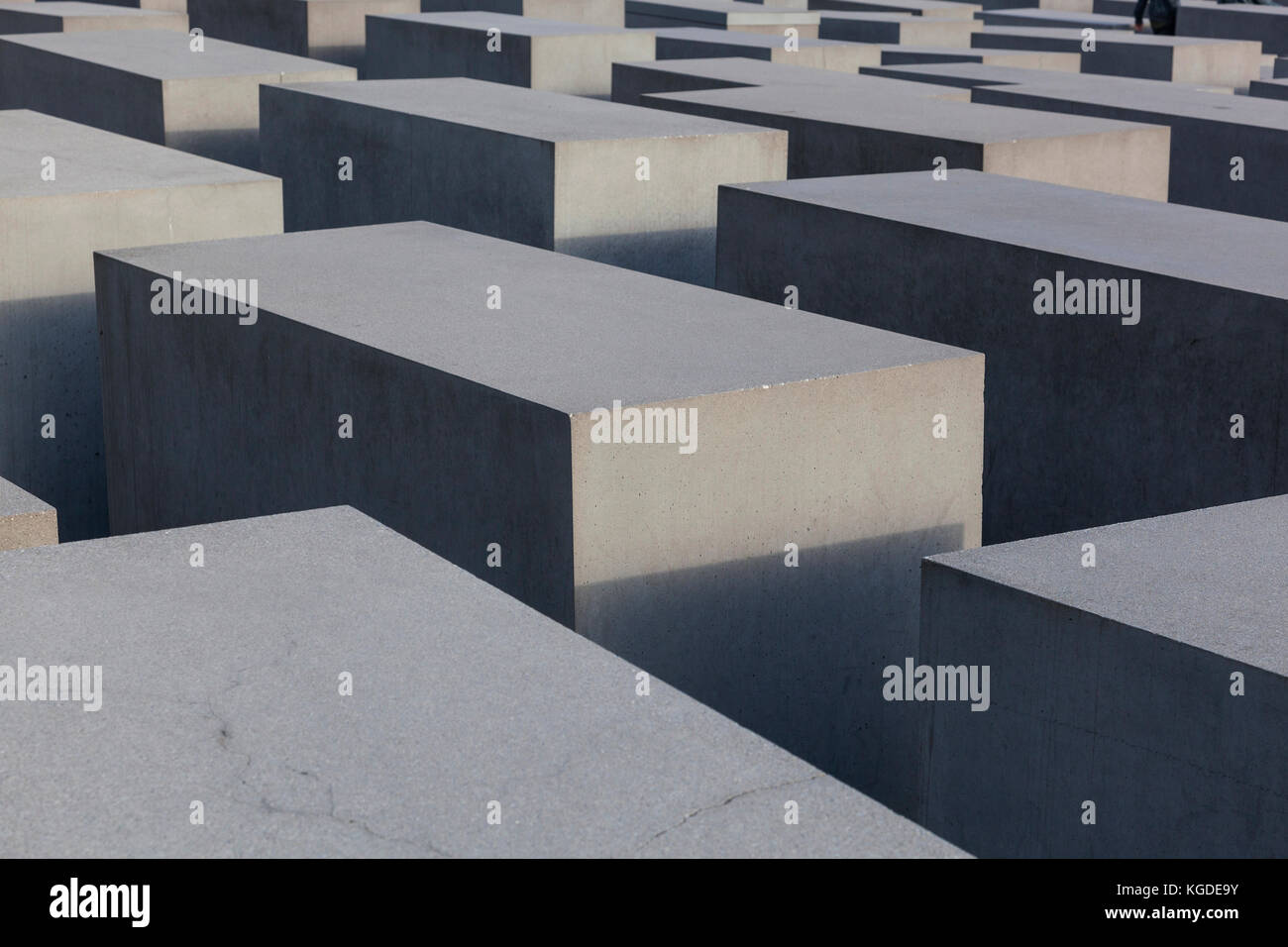 Denkmal für die ermordeten Juden Europas. Berlin, Deutschland Stockfoto