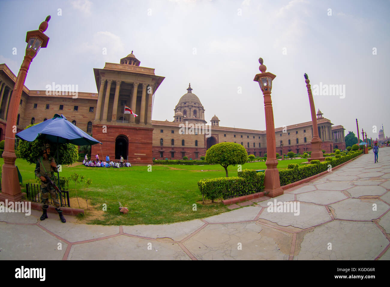 Jaipur, Indien - 26. September 2017: Rashtrapati Bhavan ist die offizielle Homepage des Präsidenten von Indien Stockfoto