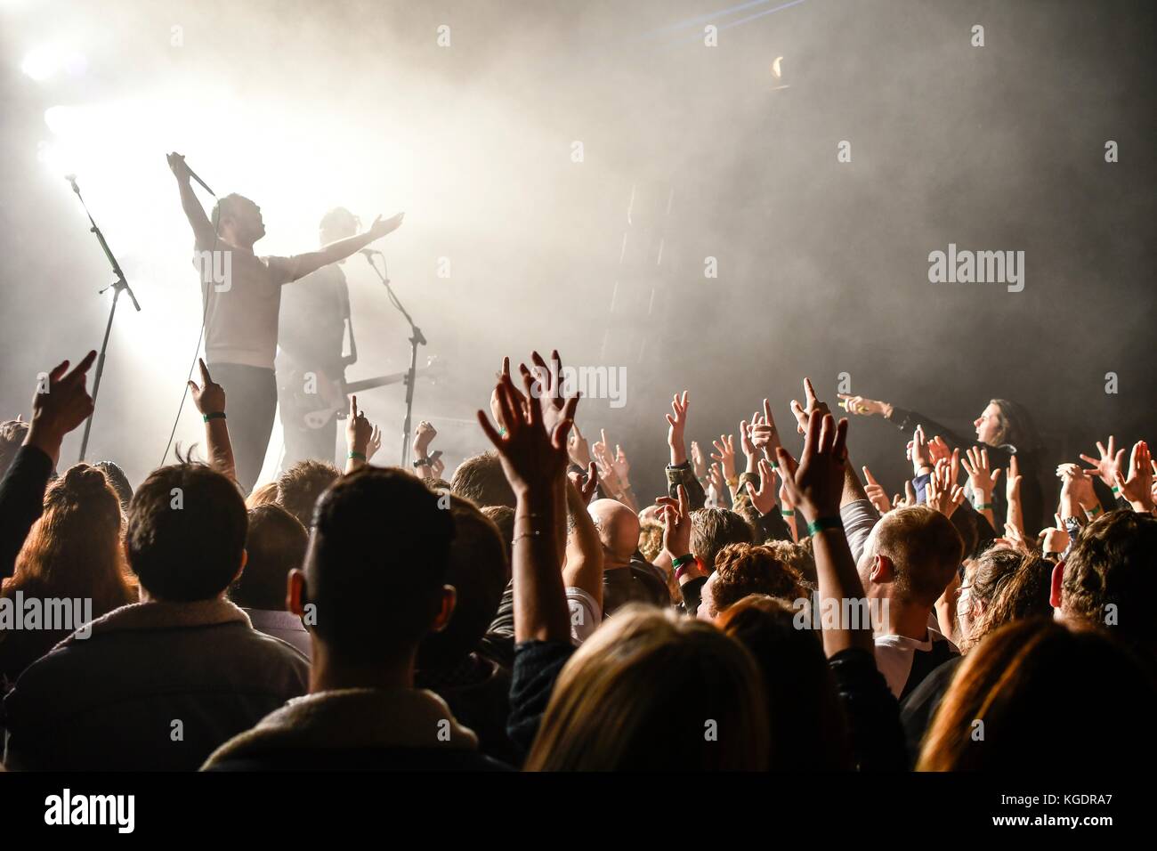 Alles Alles spielen Liverpool Musik Woche an unsichtbaren Wind Factory - November 2017 Stockfoto