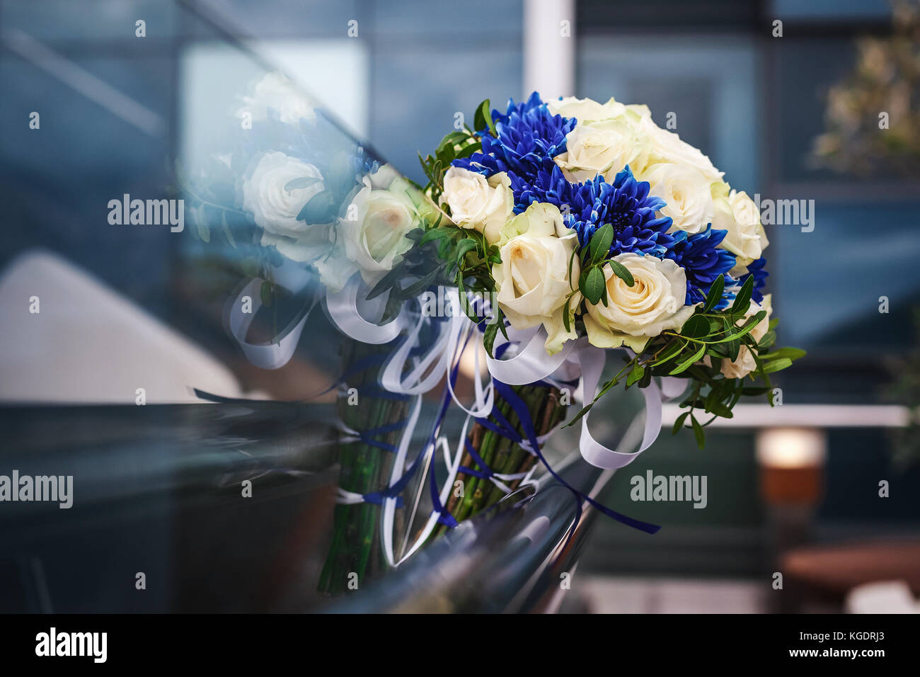 Schöne moderne Wedding Bouquet Stockfoto