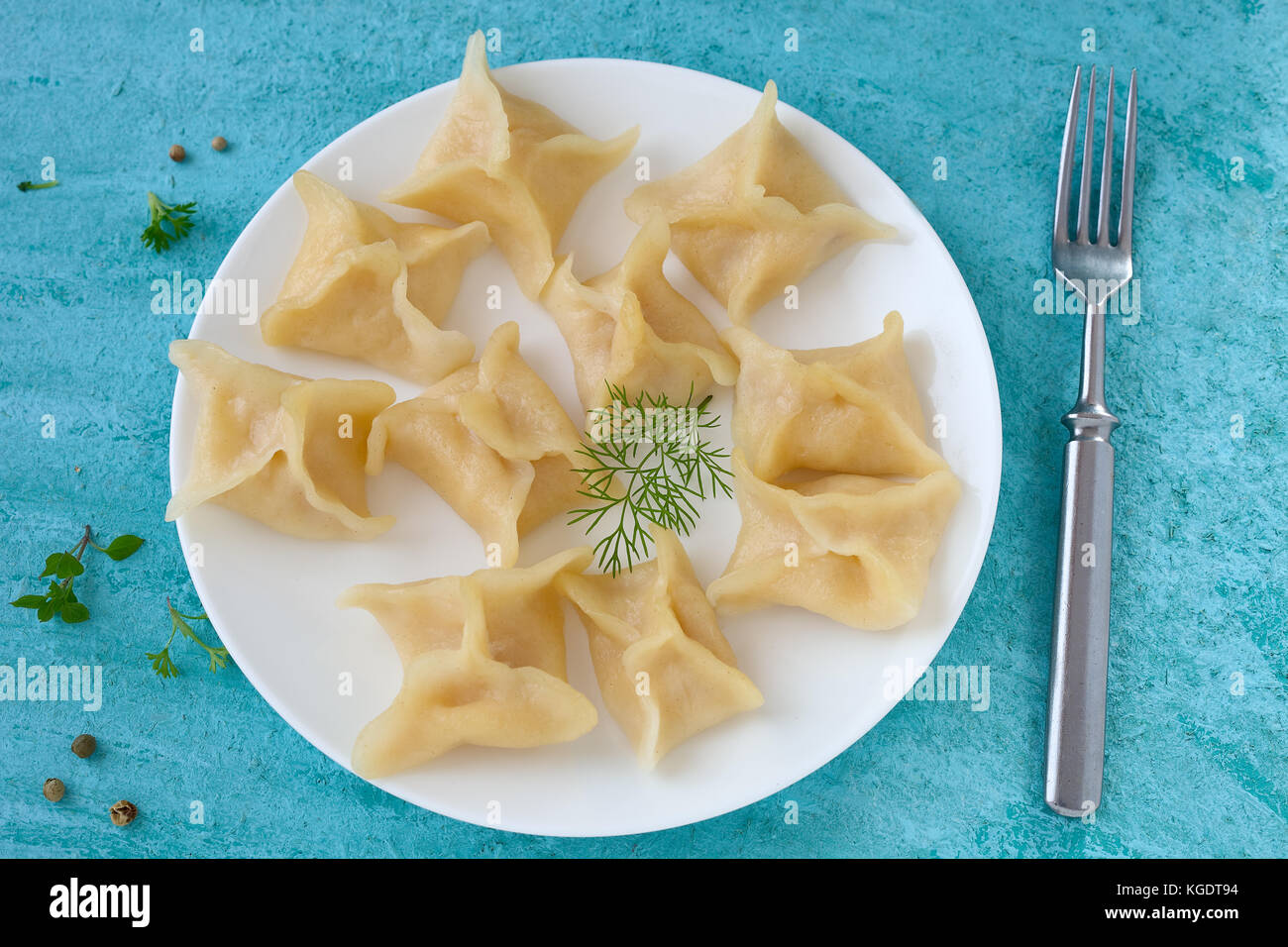 Gekochte dumpligs Stockfoto