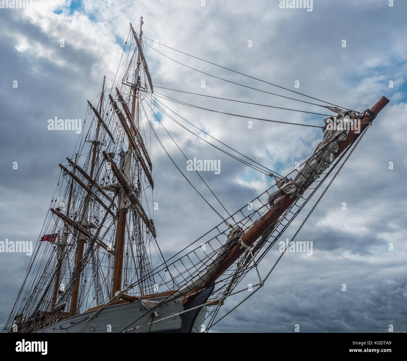 Tall Ship" Kaskelot". Southampton, England, UK. Stockfoto