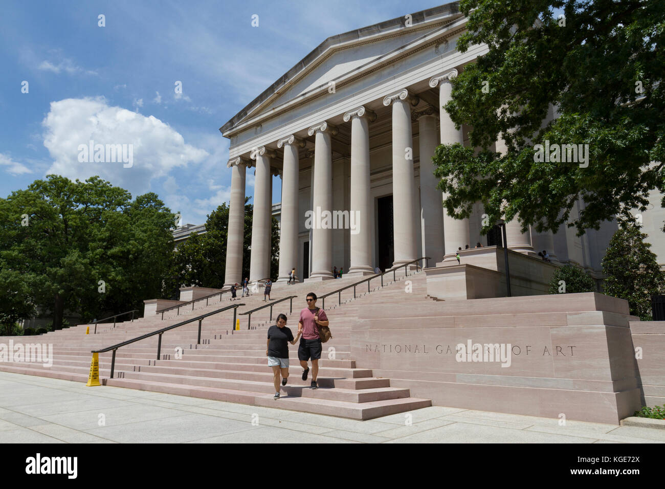 Die Nationalgalerie, Washington DC, USA. Stockfoto