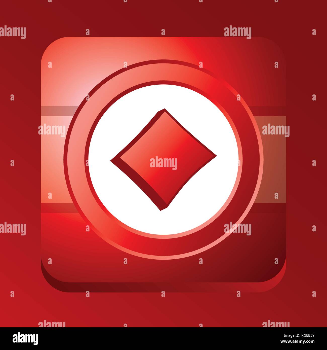 Poker Icon Button Thema Vektor Grafik Design Illustration Stock Vektor