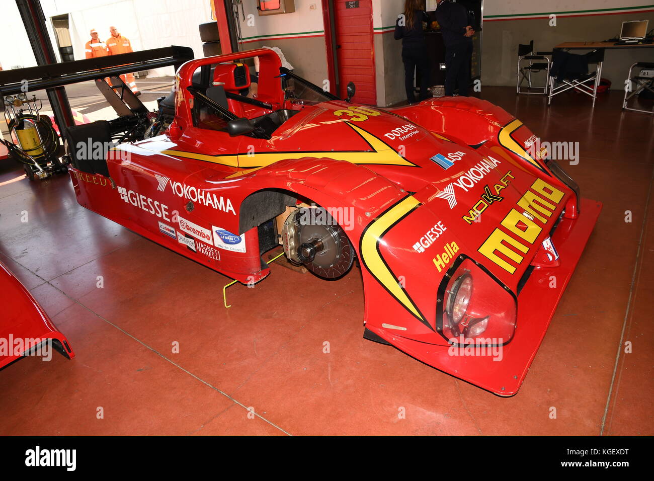 MUGELLO, IT, Oktober 2017, historische Ferrari 333 SP im Mugello während Finali Mondiali Ferrari 2017. Italien Stockfoto