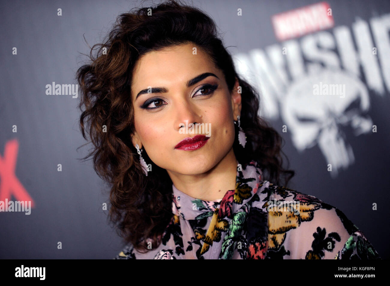 Amber rose revah der netfilx tv ernste Premiere von 'the punisher' bei AMC Loews am 6. November besucht, 2017 in New York City. Stockfoto